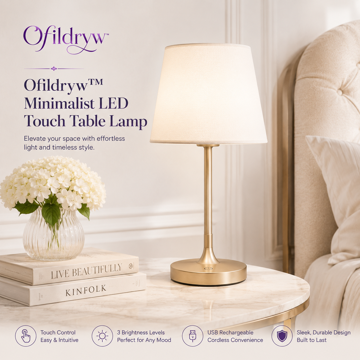 Ofildryw™ Minimalist LED Touch Table Lamp