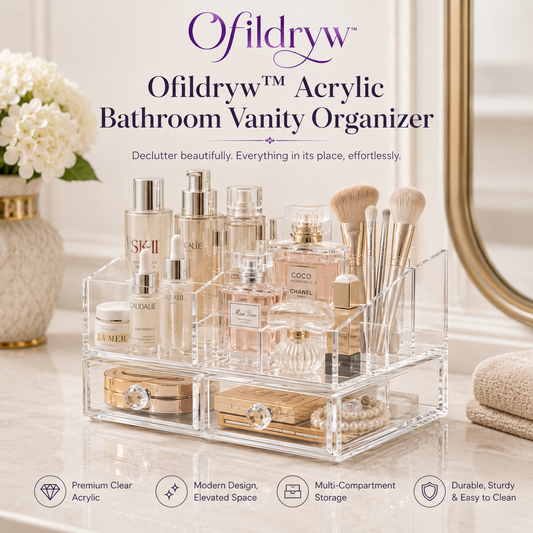 Ofildryw™ Clear Acrylic Bathroom Vanity Organizer